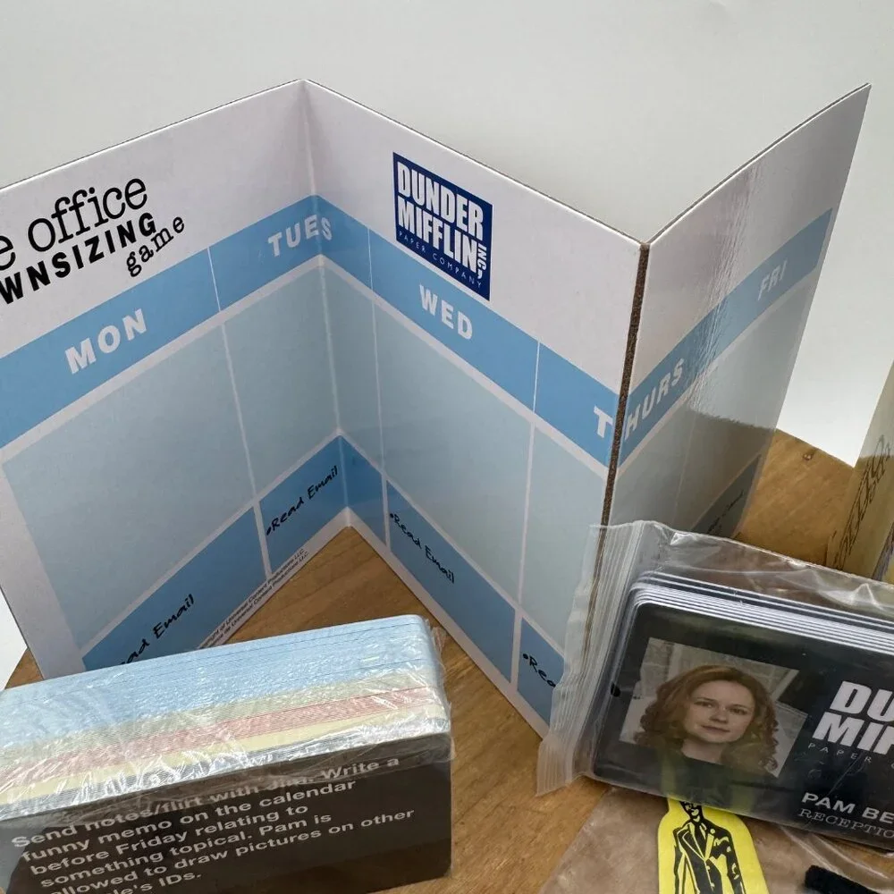 The Office Downsizing Board Game (2019) Dunder Mifflin Fun Family Card Game